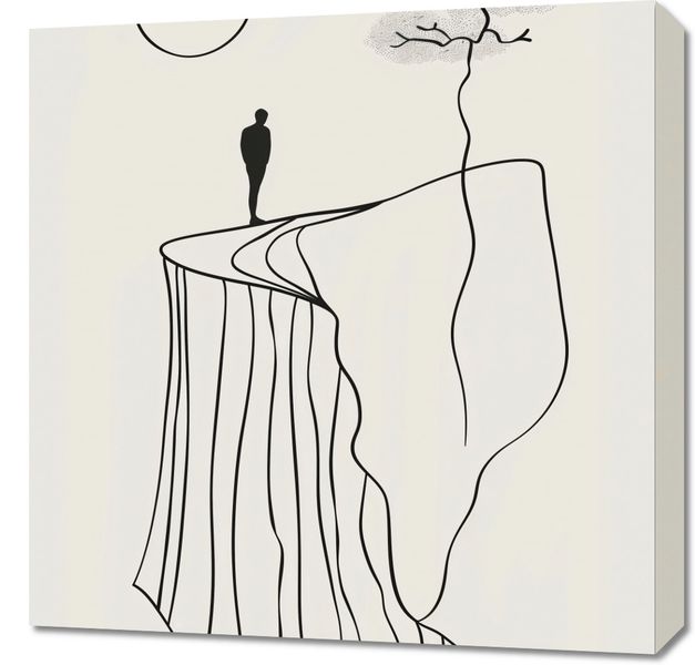 Obraz 60x60cm Samotność i Wzniosłość zdjęcie 1