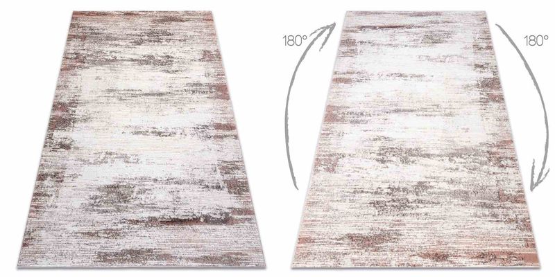 RUG/LU/IONA/FRAME2/BEIGE+PINK/120x170 zdjęcie 3