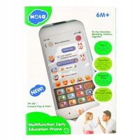 Hola Interaktywny telefon dla dzieci smartfon edukacyjny 100 dźwięków gra