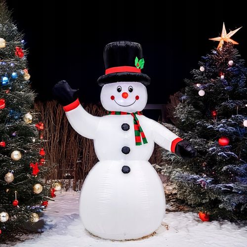 BAŁWAN nadmuchiwany ŚWIECĄCY DUŻY pompowany LED 180cm dmuchaniec JUMIhome na Arena.pl