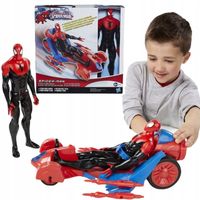 SPIDERMAN + SAMOCHÓD TURBO RACER HASBRO DUŻY MODEL A8491