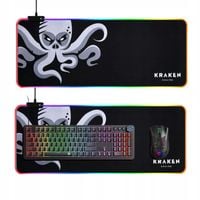 PODKŁADKA POD MYSZ GAMINGOWA RGB XXXL mousepad LED