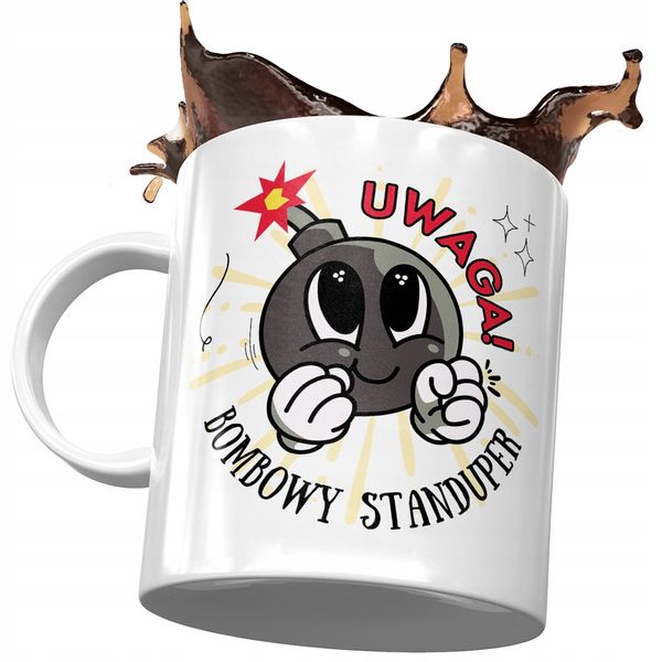 Dla Standupera Kubek Na Urodziny Na Prezent Z Nadrukiem Ze Zdjęciem zdjęcie 1