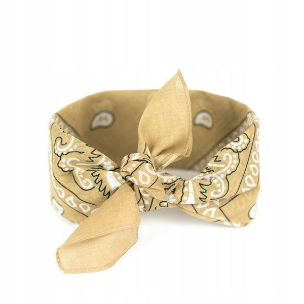 Bandana Classic rebel  beżowy zdjęcie 1