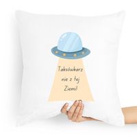 Poduszka Prezent Dla Taksówkarza Nie Z Tej Ziemi Z Nadrukiem Ze Zdjęciem