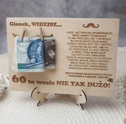 Prezent na 30 40 50 60 70 urodziny dla mężczyzny zdjęcie 2