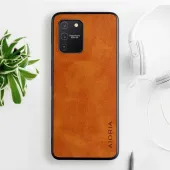 Etui AIORIA Vintage LEATHER do Samsung Galaxy S10 Lite pomarańczowy