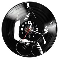 Zegar ścienny z płyty winylowej Slash 977.14