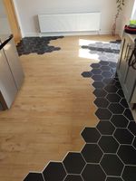 Płytki heksagonalne CZARNE 24x24 + usługa docięcia