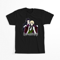 Koszulka Czarna Kuroshitsuji - WYBIERZ KOLOR KOSZULKI I FASON Męska M