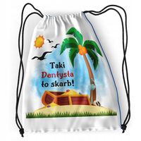 Plecak Sportowy Szkolny Dla Dentysty Worek Z Nadrukiem Ze Zdjęciem