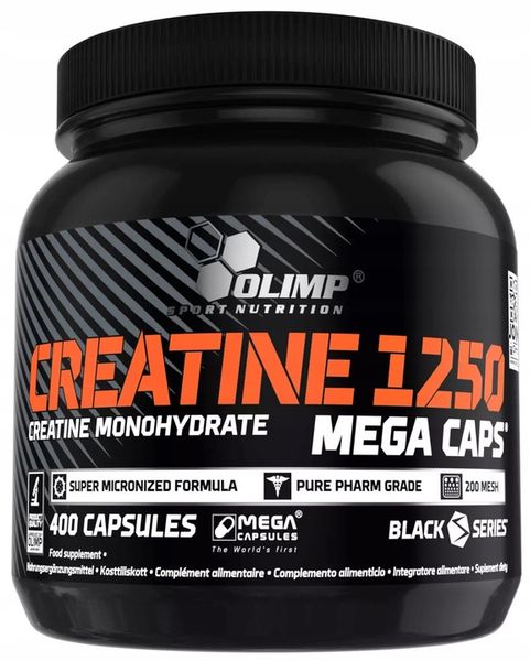 OLIMP CREATINE MEGA CAPS 400k KREATYNA MONOHYDRAT zdjęcie 1