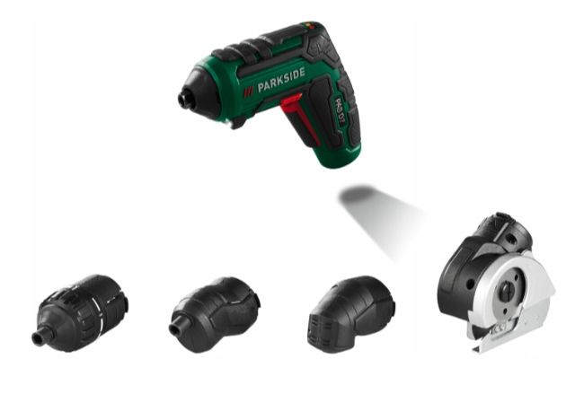 PARKSIDE Wkrętarka akumulatorowa + zestaw nasadek 4w1 i akcesoria PAS D7 zdjęcie 2