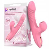 wibrator damski do lechtaczki z funkcją lizania ssania i pchania 10wibracji