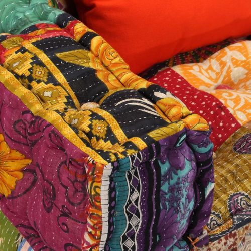 VidaXL Modułowa sofa patchworkowa, 2-osobowa na Arena.pl
