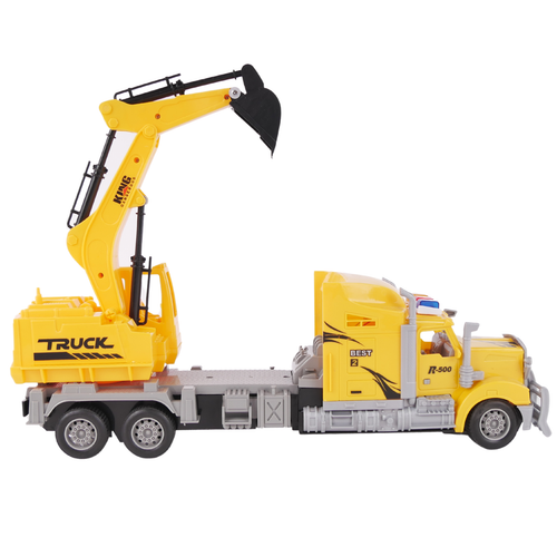 Koparka Zdalnie Sterowana Rc Pojazd Budowlany Pilot Akumulator Kabel na Arena.pl