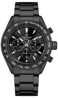 zegarek męski giewont chronograph sapphire czarny gw9580-b2