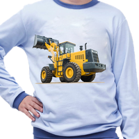 Piżama dziecięca Traktory