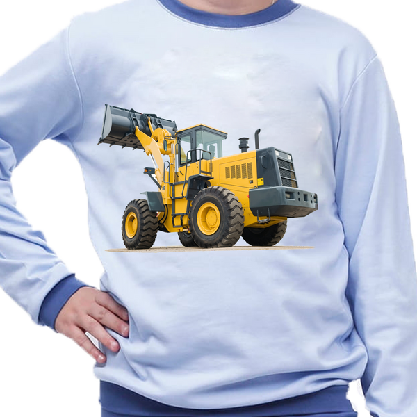 Piżama dziecięca Traktory zdjęcie 1