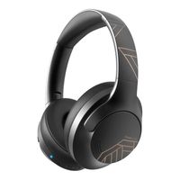 Słuchawki Bluetooth PowerLocus P3 BlackGold Mikrofon Etui AUX BT Bluetooth