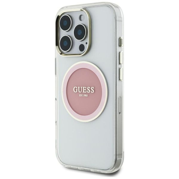 Etui Guess do iPhone 16 Pro Max, Różowy zdjęcie 2