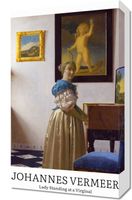 Obraz 30x50cm Design Lady Standing, Vermeer Vintage do Salonu