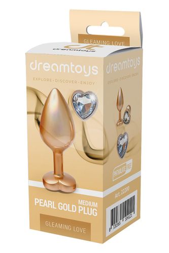 gleaming love pearl gold plug medium na Arena.pl