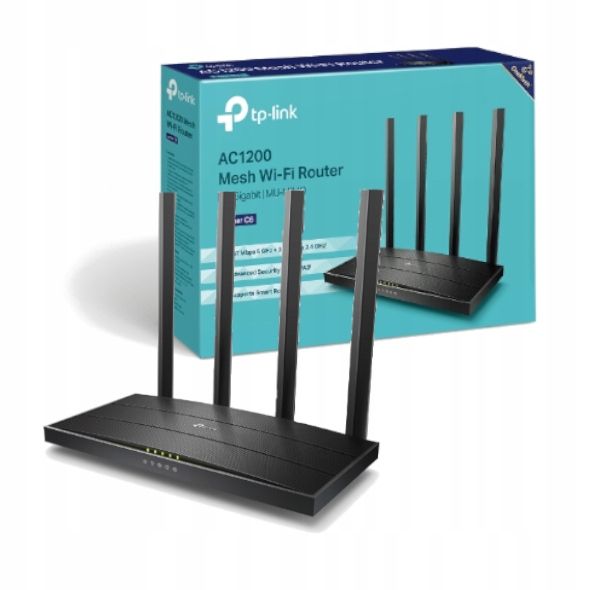 Router TP-LINK Archer C6 AC1200 Serwer VPN WPS wif zdjęcie 11