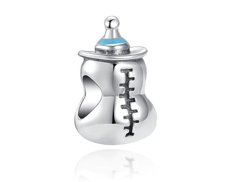 Rodowany srebrny charms do pandora butelka do karmienia dziecka srebro 925 NEW93 na Arena.pl