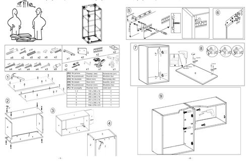 BELLA G-30/72 SZAFKA GÓRNA FRONT: ANTRACYT na Arena.pl
