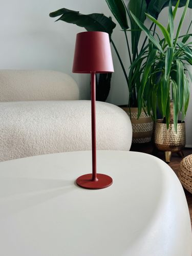 lampa led stołowa 38,5 cm bezprzewodowa 3 tryby dotykowa lampka nocna usb-c na Arena.pl