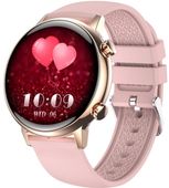 smartwatch damski rubicon rncf09 rose gold/pink smarub234