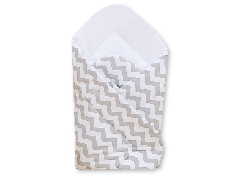 Rożek miękki- Simple chevron szary zdjęcie 1