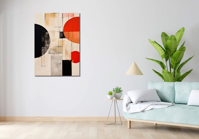 Obraz 70x100cm Abstrakcyjna Symetria zdjęcie 2