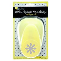 DZIURKACZ OZDOBNY 7,5CM JCDZ-130-014 DP CRAFT STOKROTKA