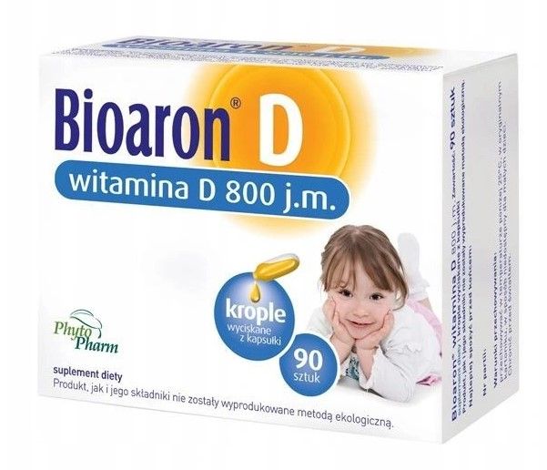 Biaron D800 Witamina D Dla Dzieci 90 Kapsułek Twist-Off zdjęcie 4