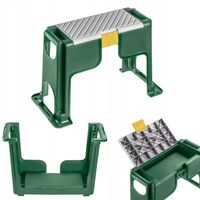 KLĘCZNIK OGRODOWY TABORET KRZESŁO SCHOWEK STOŁEK 3w1 SKŁADANY SIEDZISKO