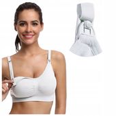 BIUSTONOSZ do karmienia STANIK ciążowy BEZSZWOWY miękki bez fiszbin