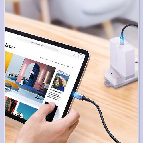 kabel przewód usb-c - usb-c power delivery quick charge 2m - szary na Arena.pl