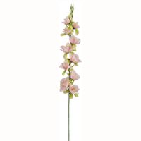 roślina sztuczna gałązka orchidei różowa kwiat sztuczny jak żywy 75 cm