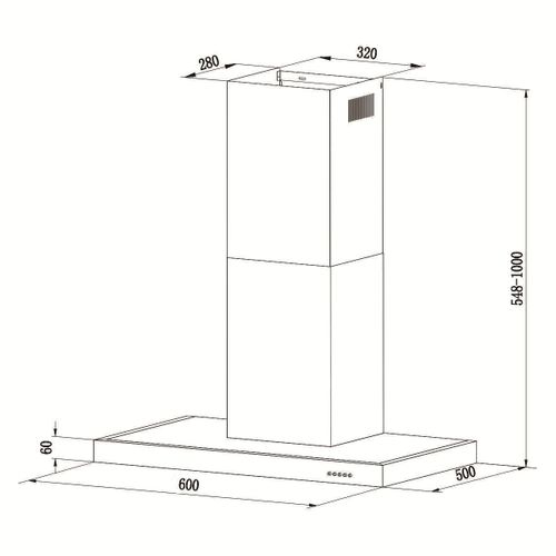 CIARRA CBCS6102 - Okap kuchenny na Arena.pl