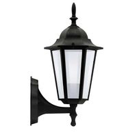 Ścienna LAMPA elewacyjna LIGURIA 201928 Polux klasyczna OPRAWA zewnętrzna IP33 outdoor czarny mat