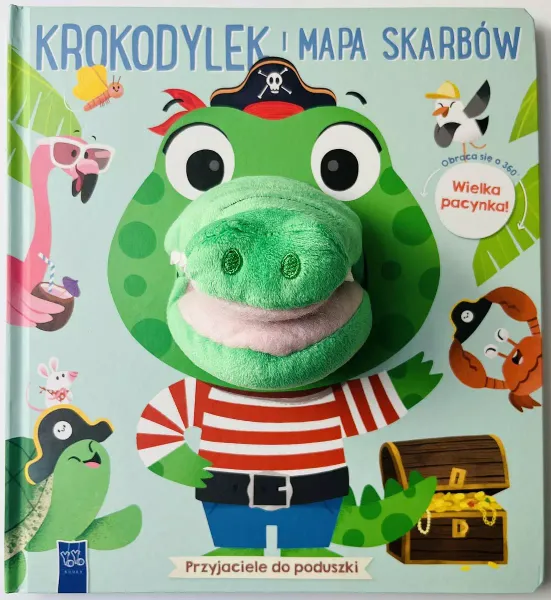 Przyjaciele do poduszki. Krokodylek i mapa skarbów zdjęcie 1