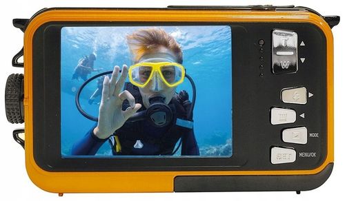 Aparat EASYPIX Aquapix W3027-O Wave Pomarańczowy na Arena.pl