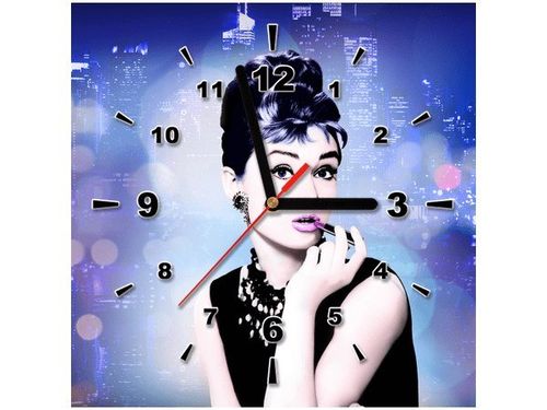 30X30CM ZEGAR OBRAZ OBRAZ MALOWANE na Arena.pl