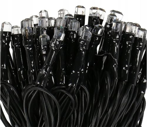 SOPLE 120LED GIRLANDA GRUBY ZIELONY KABEL FLASH Białe ciepłe + błysk zimny na Arena.pl