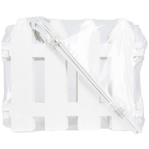 Płotek ogrodowy biały 20x15 cm 10 szt. na Arena.pl