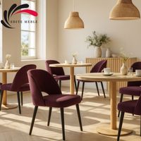 Krzesło Tapicerowane Premium KL-5 Chłodny Fioletowy Piano 18