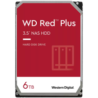 western digital red plus (3.5'', 6tb, 256mb, 5400 rpm, sata 6 gb/s)