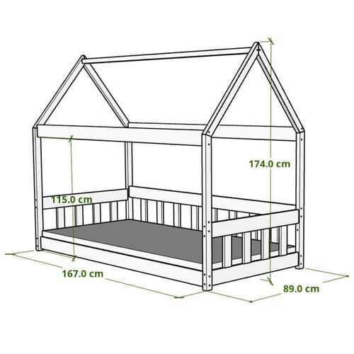 Łóżko domek BRAT pod materac 80x180 na Arena.pl